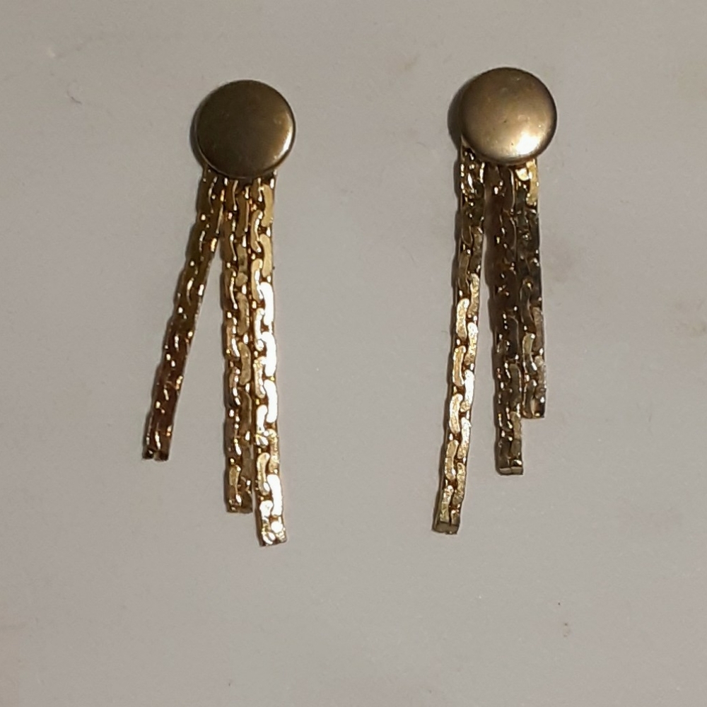 Women's gold plated earrings